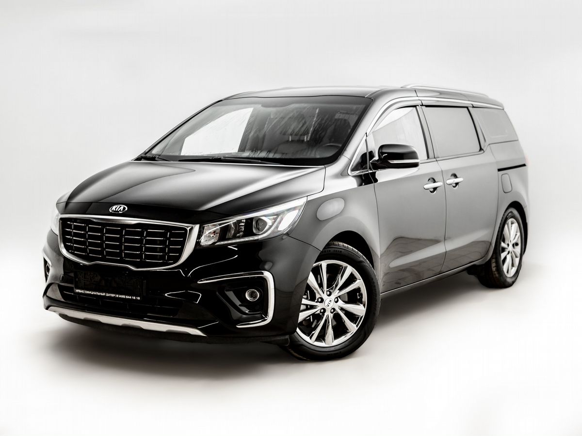 Купить Kia Carnival 2,2d AT (202 лс) цвета black металлик 2019 года выпуска  с пробегом VIN KNAMC81A*KS****19 в Москве у официального дилера «Ирбис»