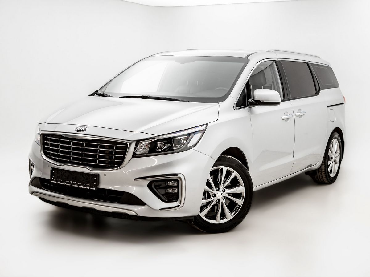 Купить Kia Carnival 2,2d AT (202 лс) цвета grey металлик 2019 года выпуска  с пробегом VIN KNAMB81A*KS****58 в Москве у официального дилера «Ирбис»