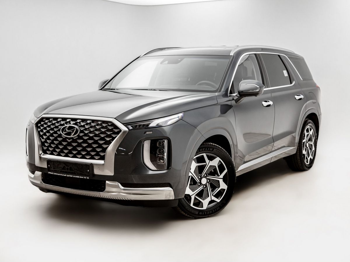 Купить Hyundai Palisade 2,2d AT (200 лс) 4WD цвета grey металлик 2021 года  выпуска с пробегом VIN KMHR581A*NU****85 в Москве у официального дилера  «Ирбис»