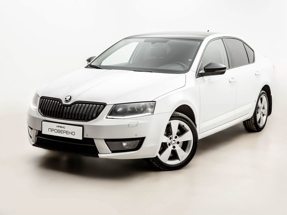 Купить Skoda Octavia 1,8 AMT (180 лс) цвета white металлик 2016 года  выпуска с пробегом VIN XW8AD6NE*GH****74 в Москве у официального дилера  «Ирбис»