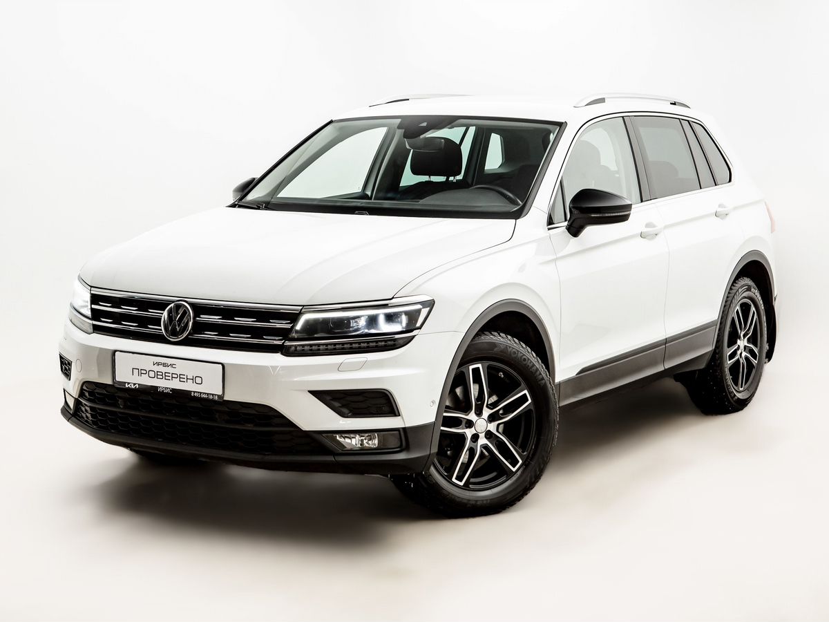 Купить Volkswagen Tiguan 2,0d AMT (150 лс) 4WD цвета white металлик 2019  года выпуска с пробегом VIN XW8ZZZ5N*KG****38 в Москве у официального  дилера «Ирбис»