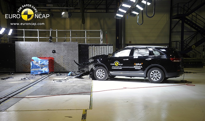 Новый KIA Sorento получил высший рейтинг безопасности Euro NCAP